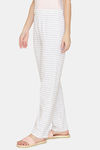 Rosaline Knit Cotton Pyjama - Off White AOP — thumbnail 2